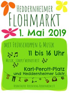 Flohmarkt 2019 Vereinsring Heddernheim